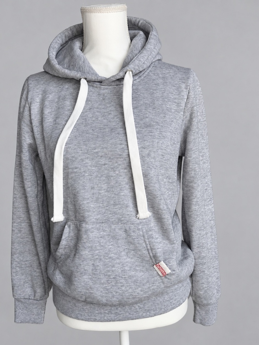 Reflex Heather Gray Fleece Pullover Hoodie Medium